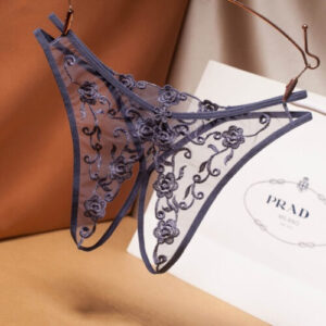 Sexy Open Crotch Panties OC008BL