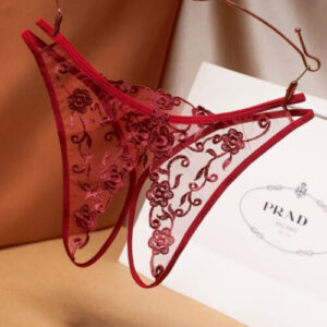 Sexy Open Crotch Panties OC008WRD