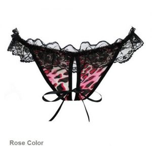 Sexy Leopard Open Crotch Panties OC011RS