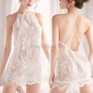 Sexy Embroidered Nightdress Babydoll BD035