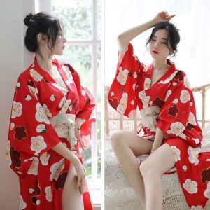 Long Japanese Sexy Kimono KM017