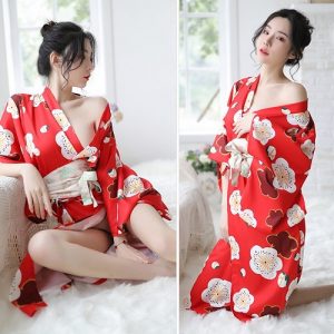Long Japanese Sexy Kimono KM017