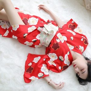 Long Japanese Sexy Kimono KM017