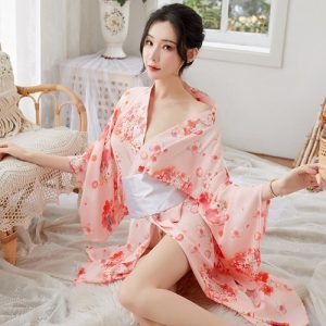 Long Japanese Sexy Kimono KM018