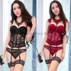 Sexy Corset with Garter Belts SC011