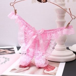 Sexy Open Crotch Panties OC001PK