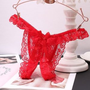 Sexy Open Crotch Panties OC001RD