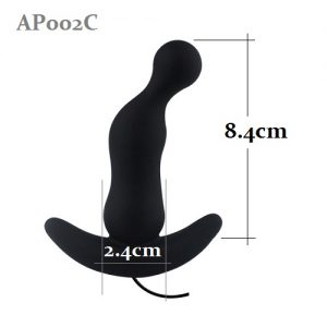 AP002C Anal Toy Vibrator Dimension