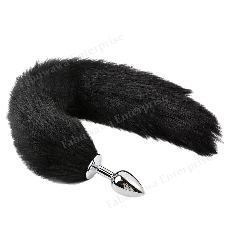 WW060BK Fox Butt Plug 80